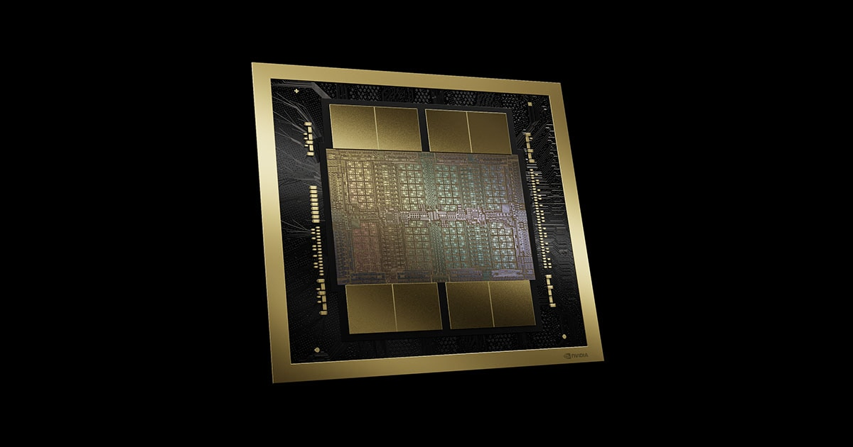 NVIDIA’s Blackwell processor imagery. Hardware context for the precision trade-offs in model training.